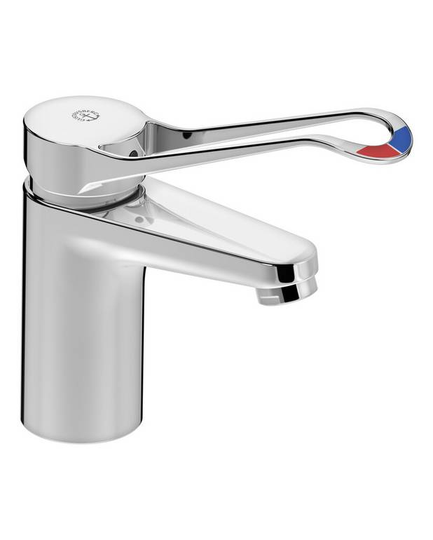Washbasin mixer New Nautic - Contains less than 0.1% lead 
Energy Class A
Equipted with elongated lever