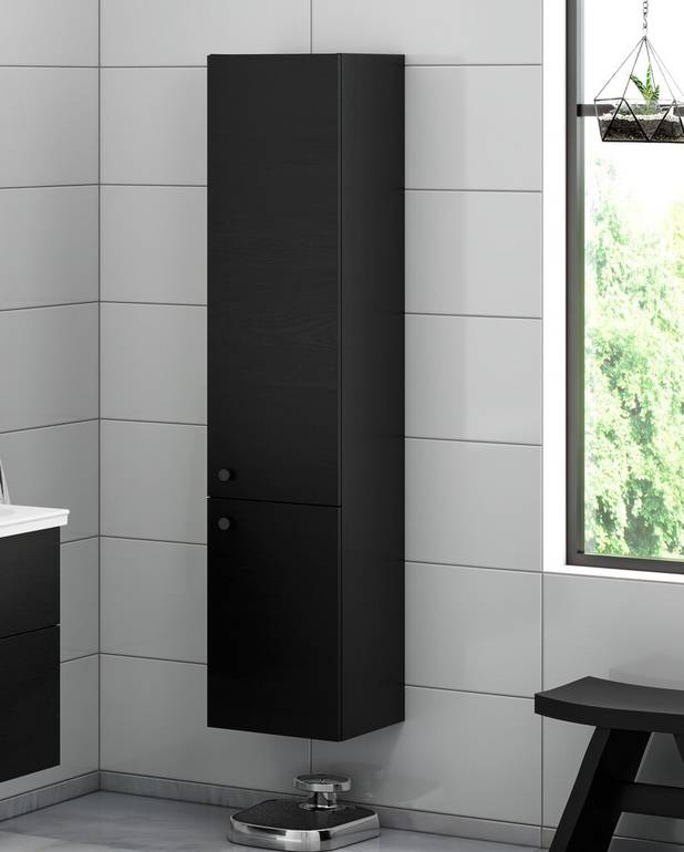 Bathroom storage Artic, high cabinet - 35 cm - Reversible door for right or left side installation
Suspension system - easy to mount - easy to adjust 
Manufactured in moisture resistant materials