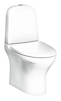 Toalett Estetic 8300 skjult S/P-lås, Hygienic Flush
