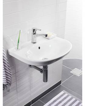 Bathroom sink Nautic 5556 - for bolt/bracket mounting 56 cm