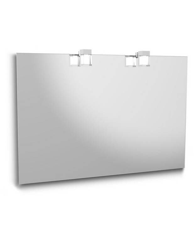 Bathroom mirror Artic - 100 cm - For permanent installation on wall
Protection class IP44
LED lighting