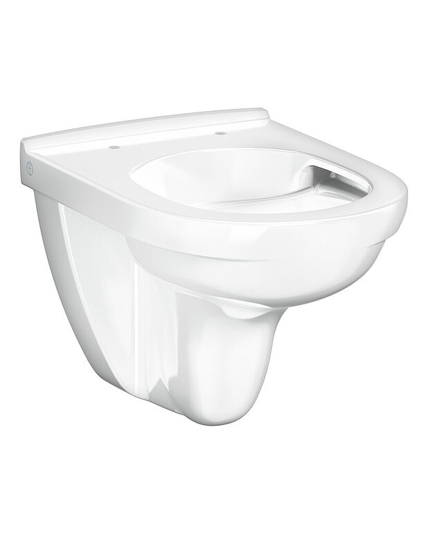 Seinään kiinnitettävä WC-istuin Nordic 3730 – HygienicFlush - Valmistettu hygieenisestä, kestävästä ja tiiviisti lasitetusta saniteettiposliinista