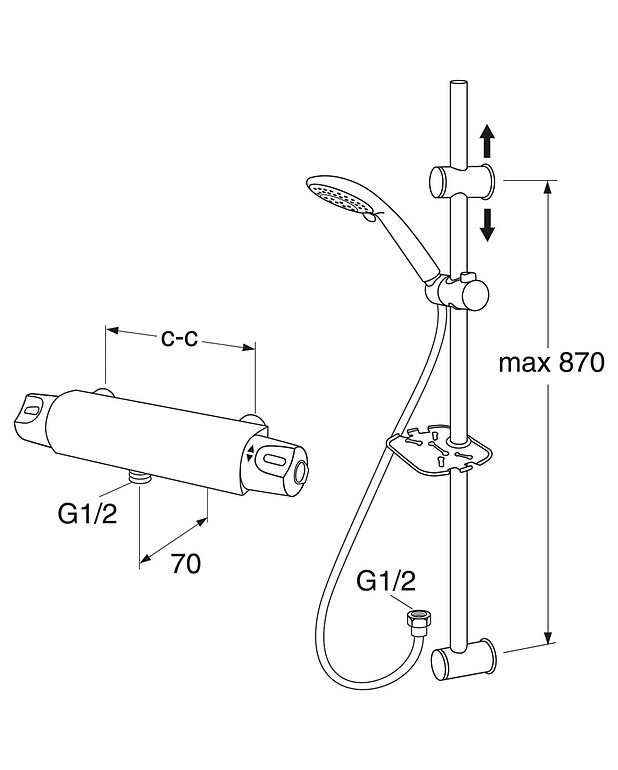 Shower mixer Nautic - Drawing - 205387.jpg
