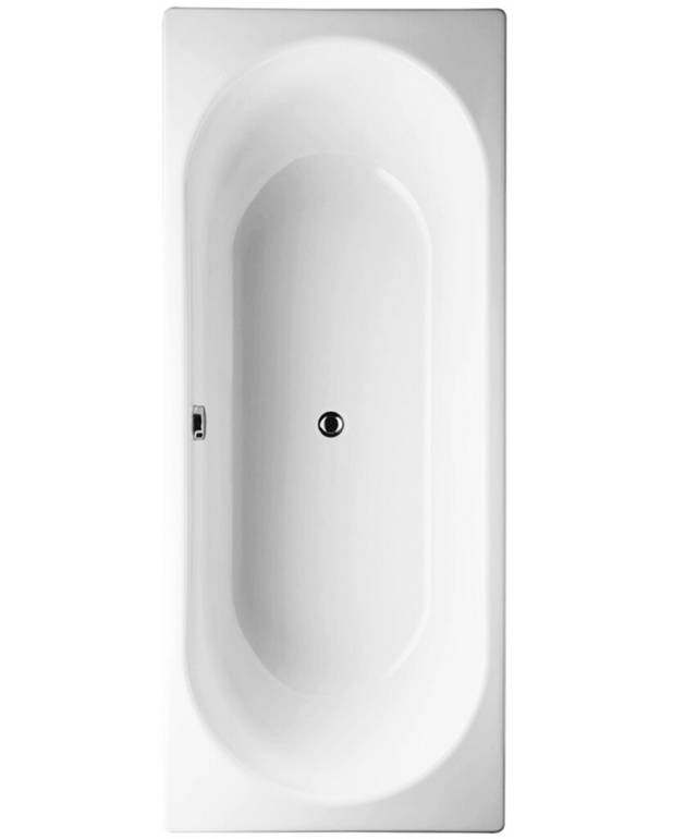 Built in bath Duo - 1700x750 - Two sloped head ends and centred drain, suitable for two people
Made from premium quality titanium alloy steel
Compatible with foot set and overflow system
