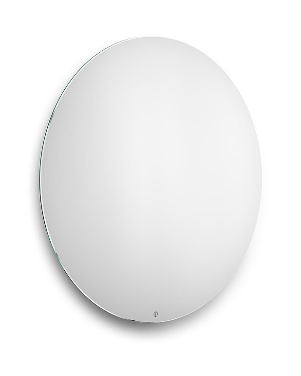 Bathroom mirror, round – 60 cm - Intended for wall-mounting
Easy to mount and adjust
Can be combined with Graphic lighting, see accessories