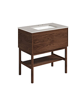 Ducentic Vanity 80cm, Brown oak - first