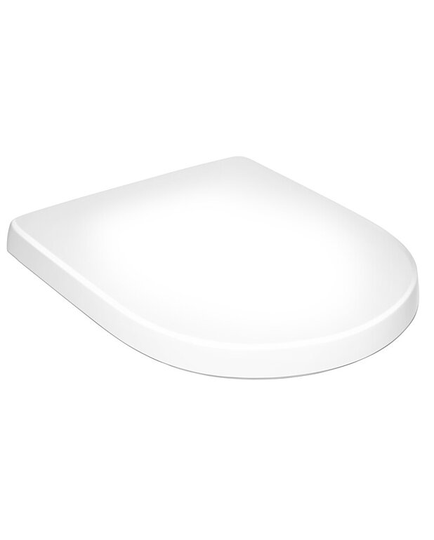 WC-istuinkansi 9M38 - Care - Sopii seinä-WC-istuimiin 4G01 & 4G95
Soft Close (SC) hiljainen ja pehmenä sulkeutumismekanismi 
Quick Release (QR) on helppo nostaa yksinkertaisempaa puhdistusta varten