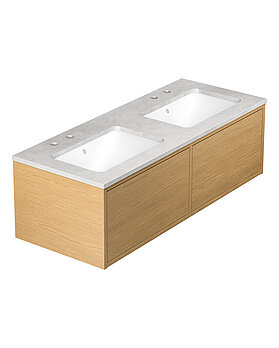 Ducentic Vanity 120cm, Light oak