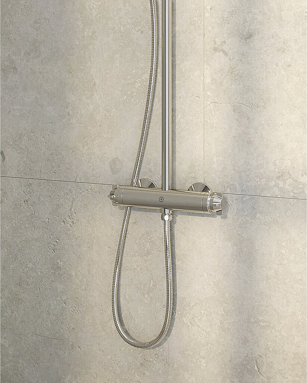Shower mixer Ducentic - thermostat - Available in Polished Brass and Chrome