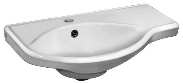 593-H Basic bathroom sink for bolt/bracket mounting - 