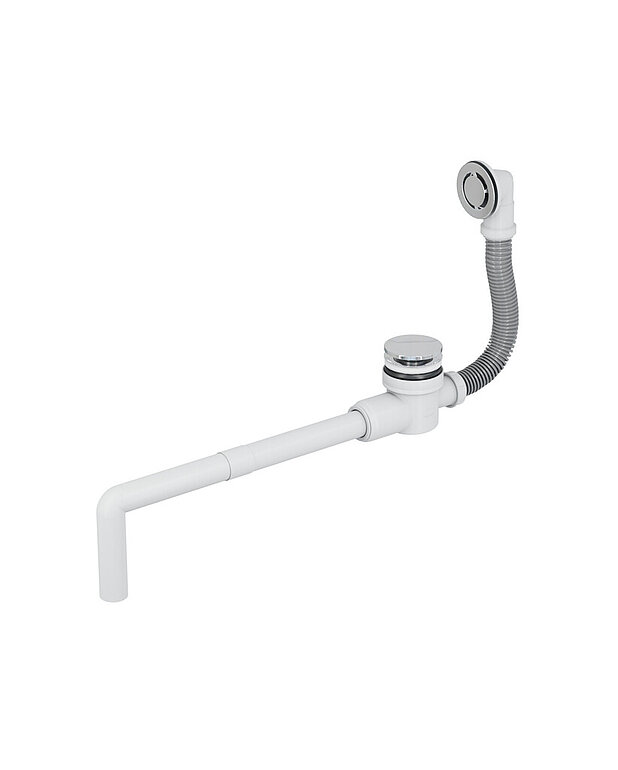 Bräddavloppssystem Easy Clean - Enkel rengöring med Easy-Clean funktion
Inklusive L-rör
För montage i badrum med vattenlås i golvbrunnen