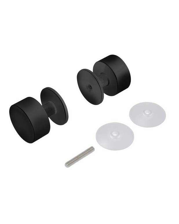 Shower knob Black - 