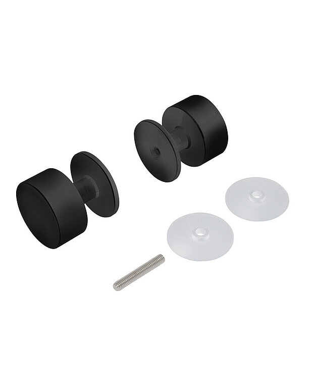 Shower knob Black - first