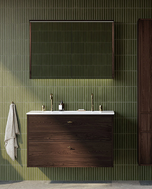 Ducentic-peilikaappi 100cm - Integroitu pistorasia kaapin sisällä