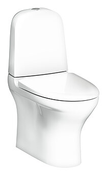 Toalettstol Estetic 8300 - dolt s/p-lås, Hygienic Flush