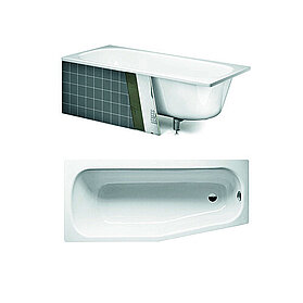 Inbyggnadsbadkar Offset 2580 - 1570x700 Höger