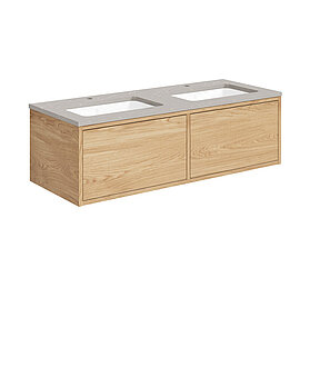 Ducentic Vanity 120cm, Light oak - first