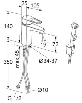 Washbasin mixer New Nautic