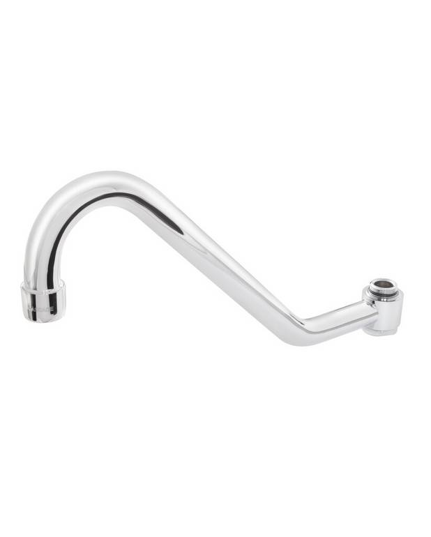 Outlet spout swivel 260mm high, cc22 - 