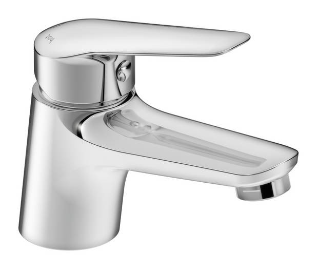 Bathroom sink faucet Dynamic - Modern design
Low model for smaller washbasins
Ceramic cartridge ensures non-drip operation and longevity