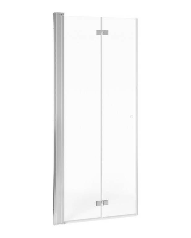 Square shower door Foldable - Foldable door, takes up less space
Can be used even in tight spaces where the folding function solves the problem
Not turnable, please select Left- or Right hand version