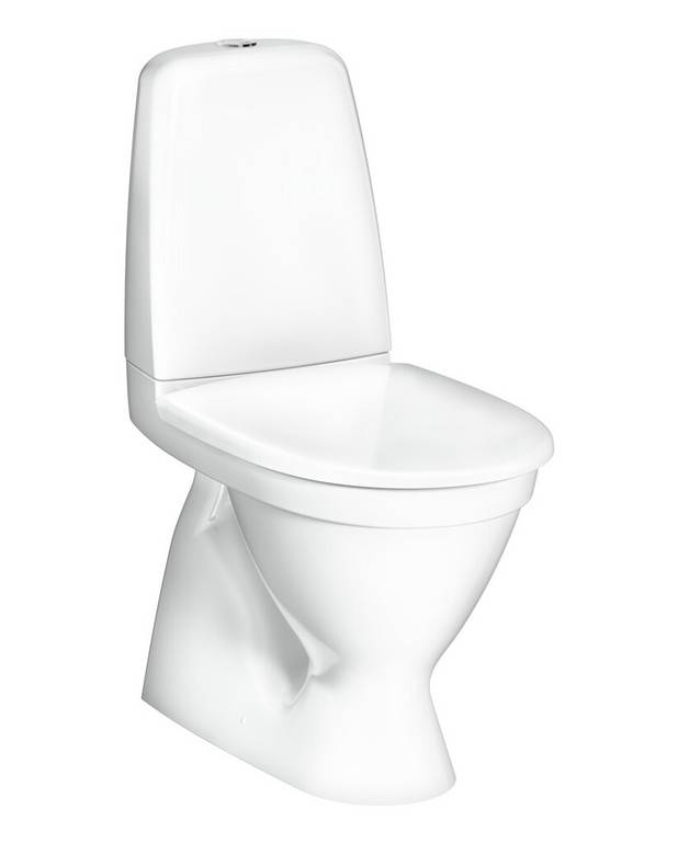 Toalettstol Pacific 6500 - dolt s-lås - Städvänlig och minimalistisk design
Dold fastsättning mot golv med skruv