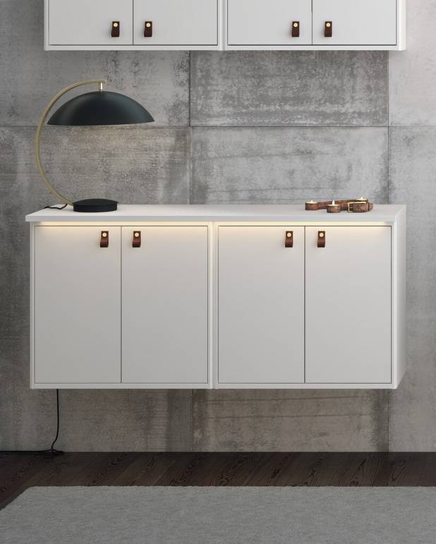 Bathroom storage Graphic - deep - Combine with other Graphic storage modules 
Two depths, 16 cm and 32 cm - for flexible storage in small spaces
Suspension system - easy to mount - easy to adjust