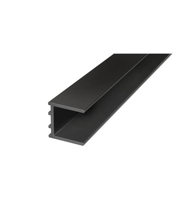 Wall profile Aluminium Niche profile Black - 