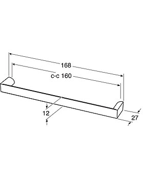 Käepide H4 vannitoakapile - Joonis - GB7199H4xx160_drawing.jpg