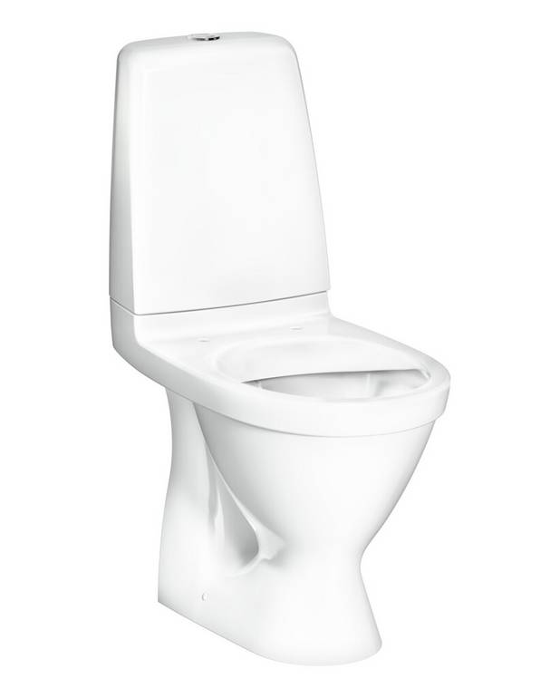 Toalettstol Public 6610 - dolt p-lås, Hygienic Flush - Stryktålig rostfri spolknapp för publika miljöer
Med öppen spolkant för enklare rengöring
Ceramicplus: städa snabbt & miljövänligt