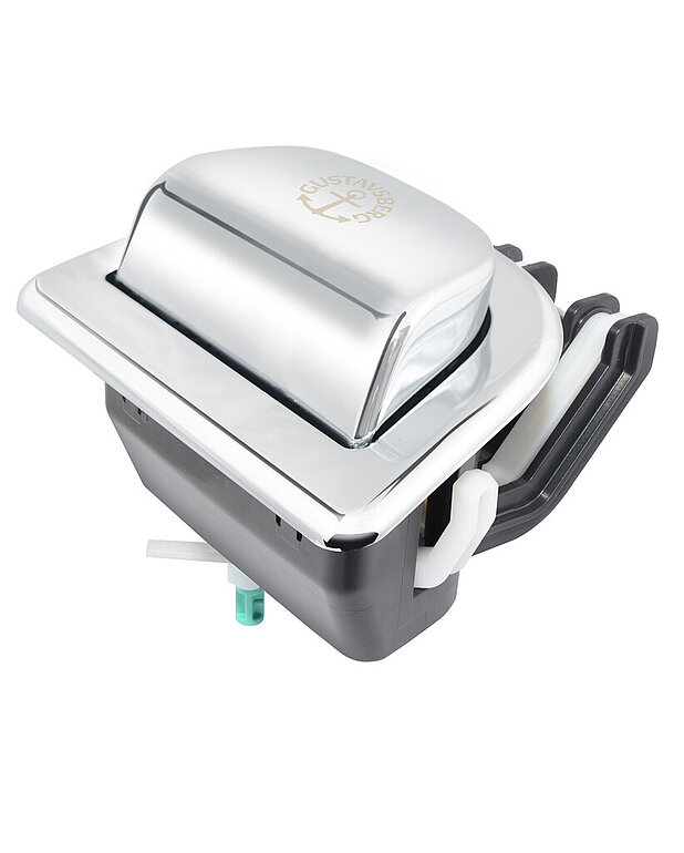 Loputusnupp Nautic Single, kroom - 2017 - WC-poti mudel Nautic aastast 2010 - WC-poti mudel Nautic HF aastast 2014 -
