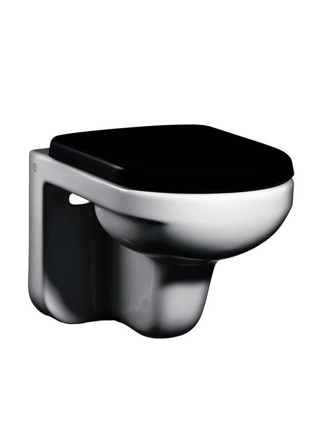 Vegghengt toalett Artic 4330 - Design med rette linjer og vinkler
Passer med våre Triomont innbyggingssisterner
Ceramicplus: rengjør raskt og miljøvennlig