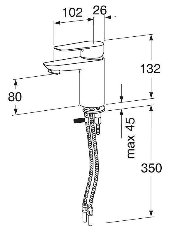Washbasin mixer Atlantic - 