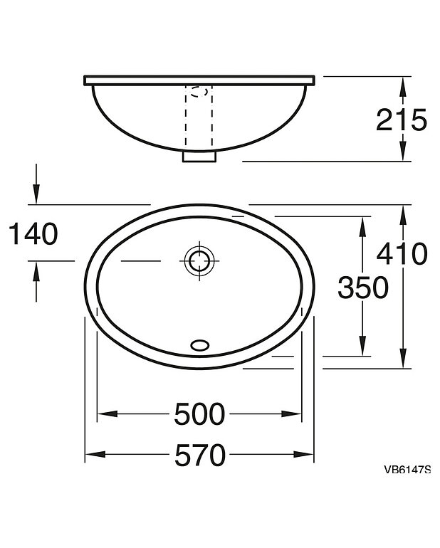 Valamu 6147 98 - paigaldamiseks alla 57 cm - Joonis - VB6147S.jpg