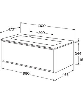 Kommod Ducentic Brun ek - 100 cm - Måttskiss - Gustavsberg_Vanity-unit-Ducentic-1000mm_with_WB_2_ProductImages1300x1620.jpg
