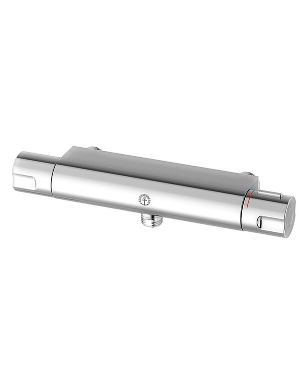 Suihkusekoitin Nordic – termostaatti - Safe Touch reduces the heat on the front of the mixer
Maintains even water temperature during pressure and temperature changes
Can be completed with bathtub spout