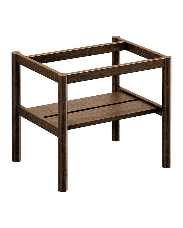 Ducentic legframe 60cm - Created for the 200 year anniversary of Gustavsberg, celebrating the heritage of caftsmanship and design
Fits to Ducentic vanity cabinets
Made from solid oak