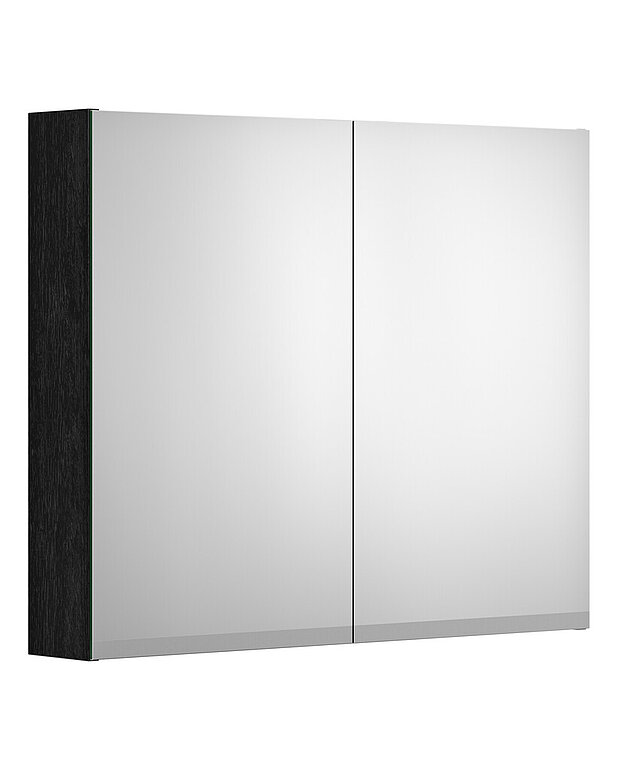 Mirror cabinet Artic - 80 cm - Integrated electrical outlet inside the cabinet
LED lighting at the bottom of the cabinet
Manufactured in moisture resistant materials for humid environments