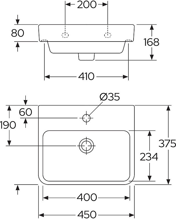 Pesuallas Atlantic A545 – pulteilla kiinnitettävä 45 cm - Mittapiirros - Gustavsberg_Washbasin_Atlantic_4GA545_450mm_ProductImages1300x1620.jpg