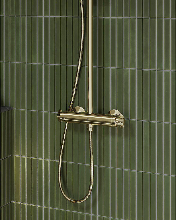 Shower mixer Ducentic - thermostat - Available in Polished Brass and Chrome
