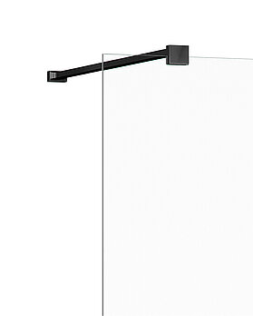 Vægbeslag, 140 cm, sort - first