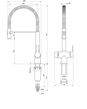 Köksblandare Estetic - Måttskiss - GB41208099_53__20250903-Skiss_Drawing.jpg