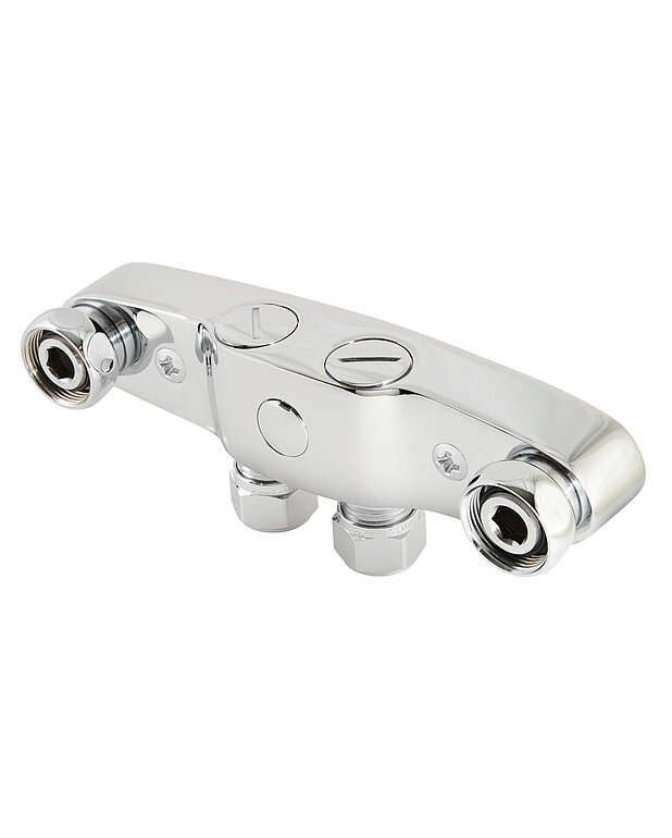Faucet bracket 160/40 c-c chrome-plated brass - first