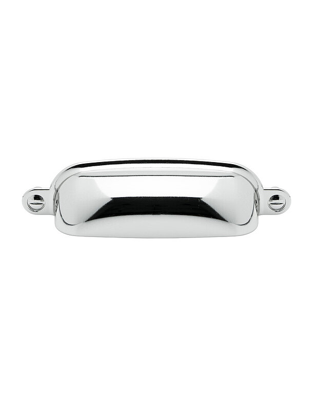 Cabinet handle H1 - Traditional and sleek curved handle
Polished nickel