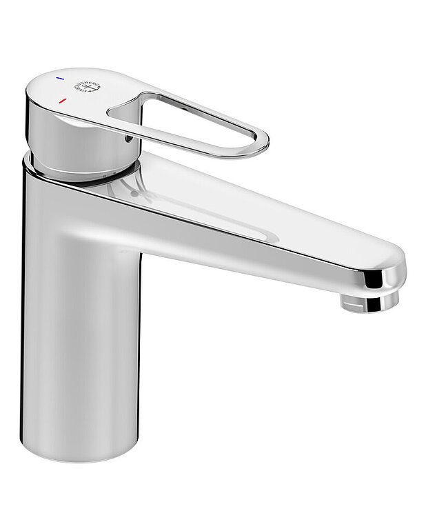 Nautic -pesuallassekoitin, 150 mm:n juoksuputki - Sisältää alle 0,1 % lyijyä Säädetty ECO Flow Cold-start, hanasta tulee vain kylmää vettä, kun vipu on asetettu suoraan eteenpäin
