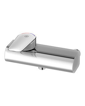 Duschblandare Atlantic - ettgrepp - Greppvänlig spak med tydlig färgmarkering för ​varm- och kallvatten