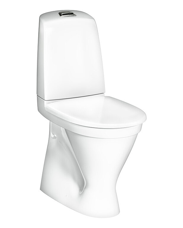 WC-pott Nautic 1546 - allavool, kõrgem mudel, hügieeniline loputus - Lihtne puhastada, minimalistlik disain
Istumisosa puuduv siseserv lihtsustab puhtuse hoidmist
Kõrgendatud istumisosa tagab suurema mugavuse