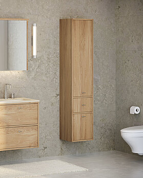 Ducentic Tall cabinet wih 2 doors 1 drawer 35cm - second