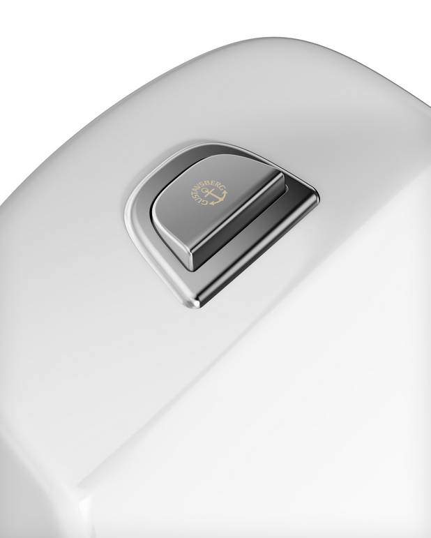 WC-istuin Nautic 1500 - piilo S-lukko, Hygienic Flush - Helposti puhdistettava ja minimalistinen muotoilu
Avoimella huuhtelukauluksella helpottamaan puhtaanapitoa
Kondensoimaton säiliö