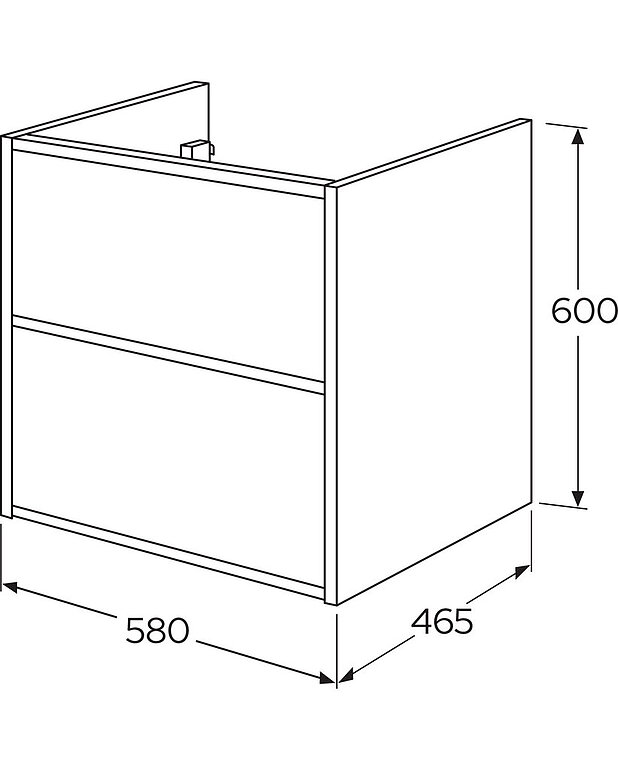 Ducentic valamukapp 60 cm, 2 sahtliga - Joonis - Gustavsberg_Vanity-unit-Ducentic-600mm_2drw_ProductImages1300x1620.jpg